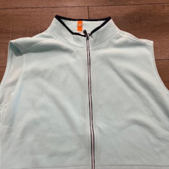 NEW Peter Millar Summer Comfort Golf Vest Mens Size XXL Blue Velour Full Zip - Picture 8 of 11